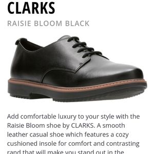 Clarks raisie bloom black, Oxford lace up